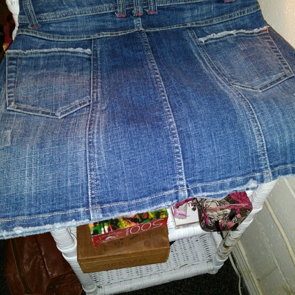 No Boundaries Denim Mini Skirt